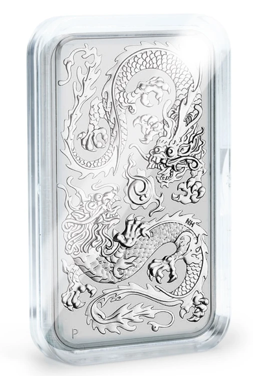 Kapsle Leuchtturm Ultra na sztabkomonetę Sillver Dragon