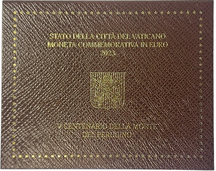 Moneta kolekcjonerska 2€ Pietro Perugino BU Watykan