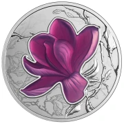 1 $, Magnolia, Seria: Cztery Pory Roku, Srebrna moneta