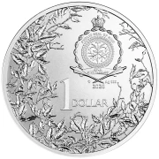 1 $, Magnolia, Seria: Cztery Pory Roku, Srebrna moneta