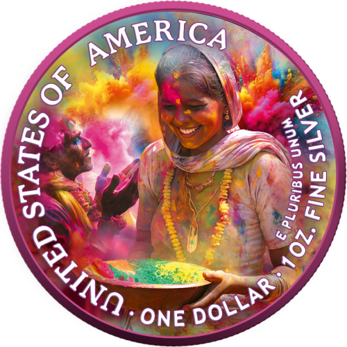 Srebrna moneta Amerykański Orzeł Holi 2025