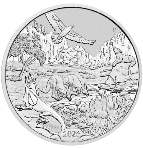Australia 2026 - Wonders of Australia - The Outback Ag999.9 1oz BU