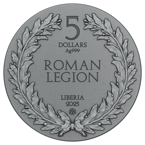 5 $, Legion Rzymski, Srebrna moneta