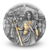 5$, William Wallace, Seria: Legendarni Wojownicy, Srebrna moneta