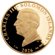 1 uncja, Trofeum Gold Official Emblem FIFA 26™, Złota moneta