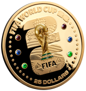 1 uncja, Trofeum Gold Official Emblem FIFA 26™, Złota moneta