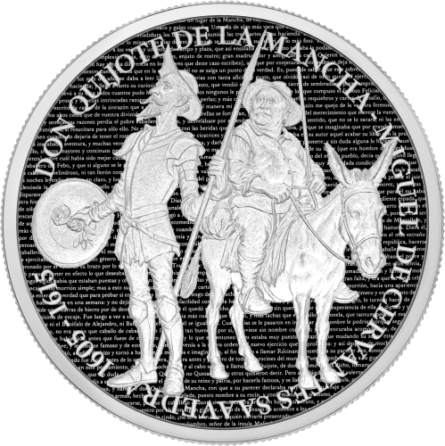 1 uncja, Don Kichot z La Manchy, Srebrna moneta, 2026 1 uncja, Don Kichot z La Manchy, Srebrna moneta, 2026