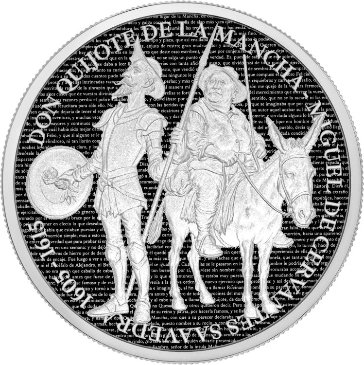 1 uncja, Don Kichot z La Manchy, Srebrna moneta, 2026 1 uncja, Don Kichot z La Manchy, Srebrna moneta, 2026