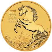 1 uncja, Lunar III Rok Konia, Złota moneta, 2026