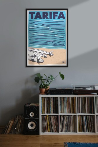 Plakat Tarifa – surfing