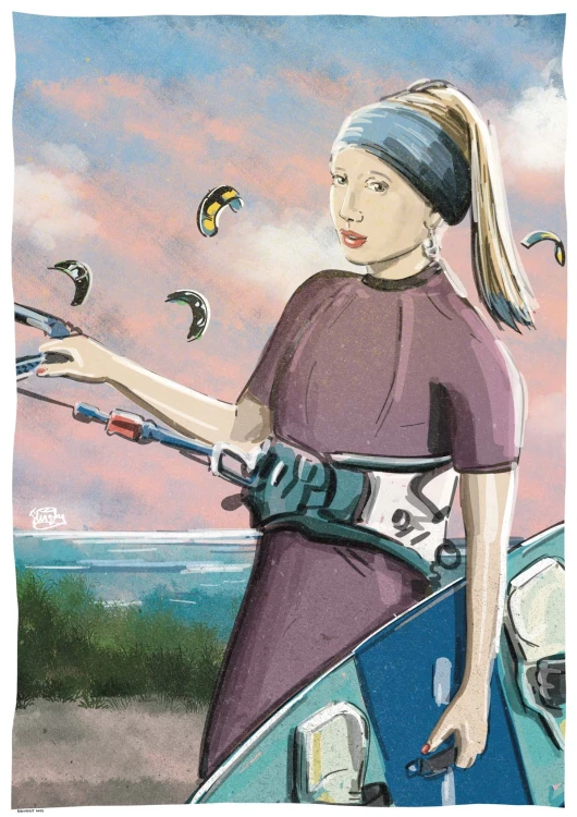 Plakat SurfWithTheSaint – Dziewczyna z Perłą