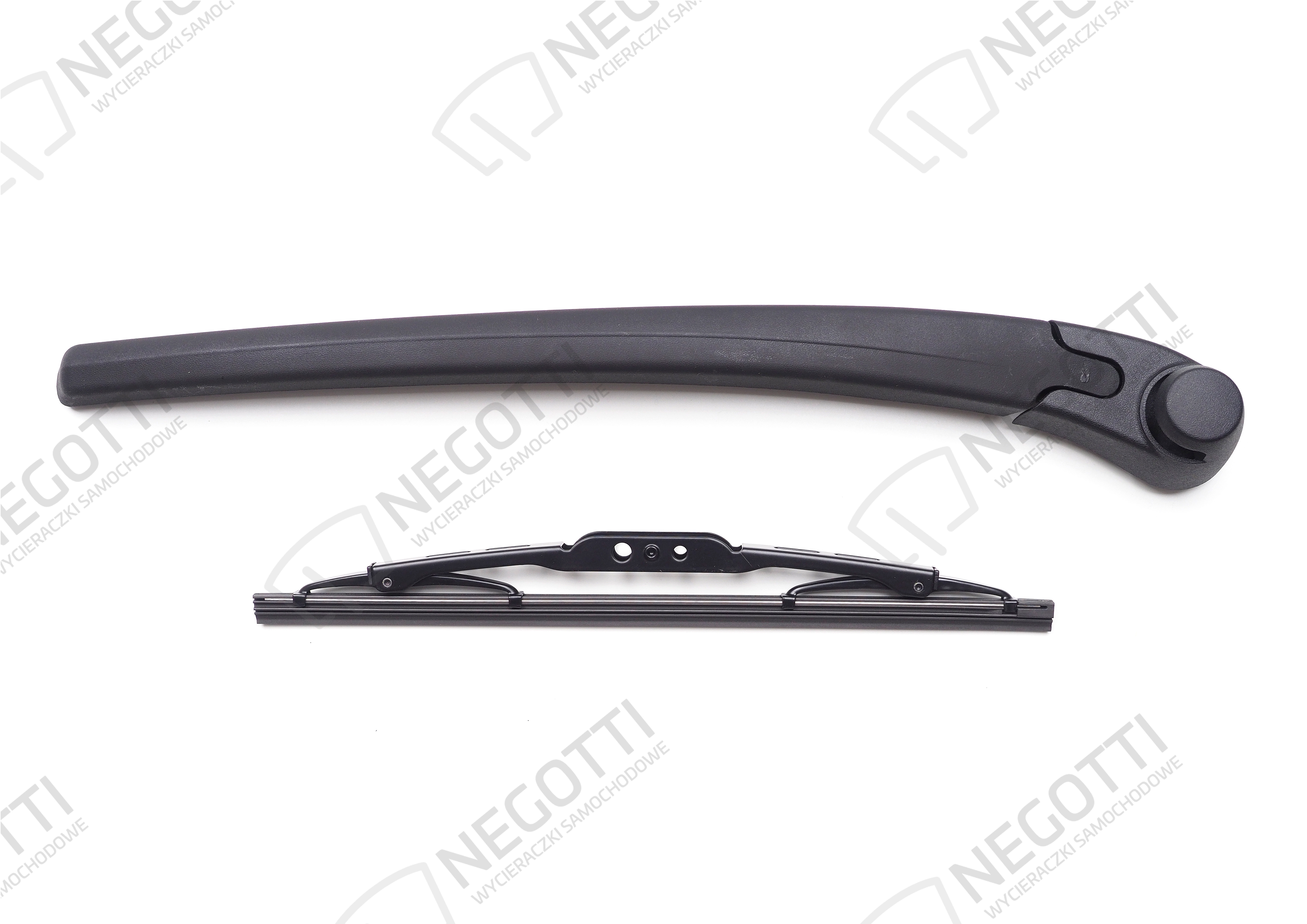 Tylne ramię wycieraczki z piórem Negotti do Seat Toledo (09.2004-05.2009)